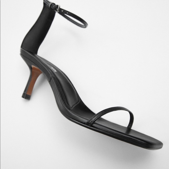Zara Minimalist Heeled Leather - Picture 2 of 5